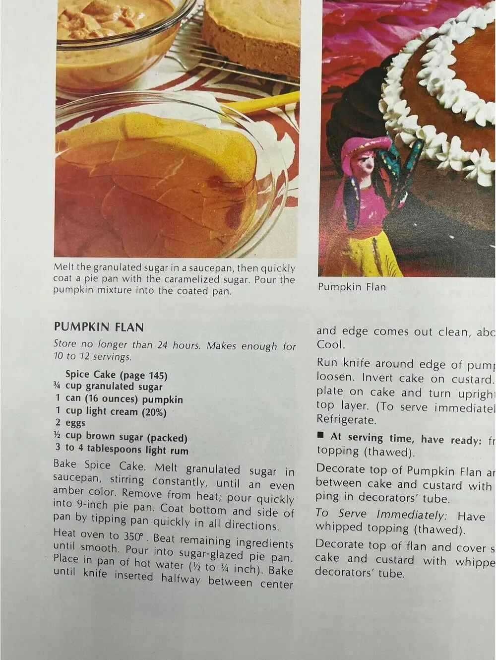 Vintage Betty Crocker's Do-Ahead Cookbook, 1972 First Printing